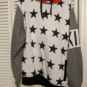 Masterpiece, Men, XL, long sleeve hoodie, 50/50 cotton/polyester, red, wt, blue